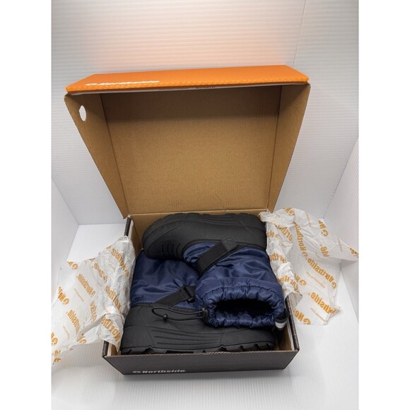 NORTHSIDE 3M Thinsulate Boys Snow Boots  Black Blue Size US 5 EU 37 (Box 15) - Picture 9 of 10